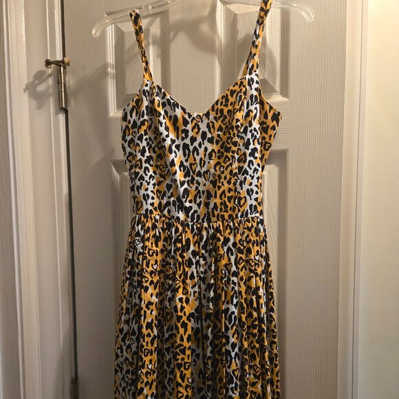 Bernie Dexter Paris dress, leopard print, size XS, NWOT - Picture 1 of 1